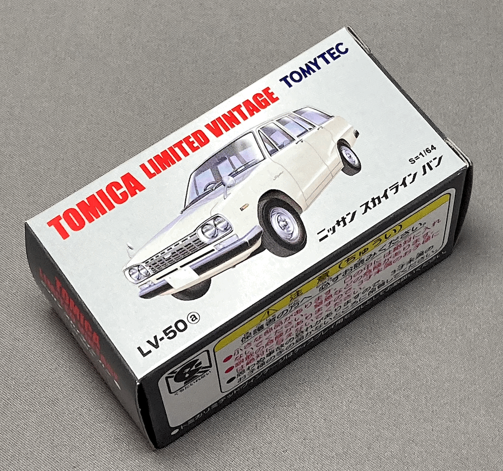  Tomica Limited Vintage LV-50a Nissan Skyline van ( белый )