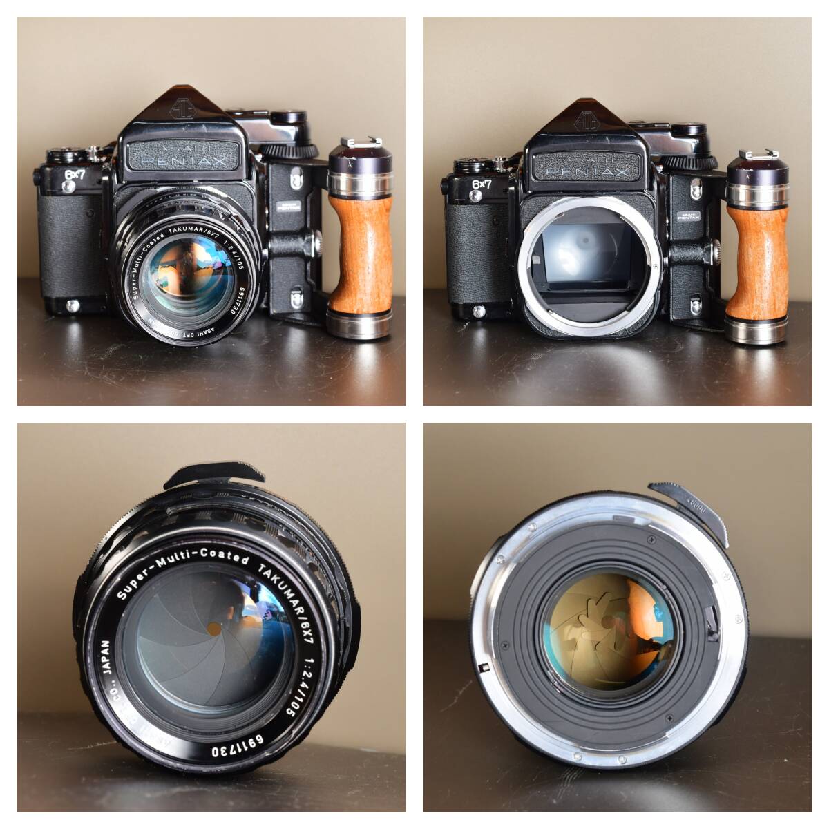 分解清掃・整備済み PENTAX 67 ペンタックス 6×7 動作品レンズ付き⑲ 分解清掃・整備済み・確認動画あり8】 PENTAX 6×7 ペンタックス