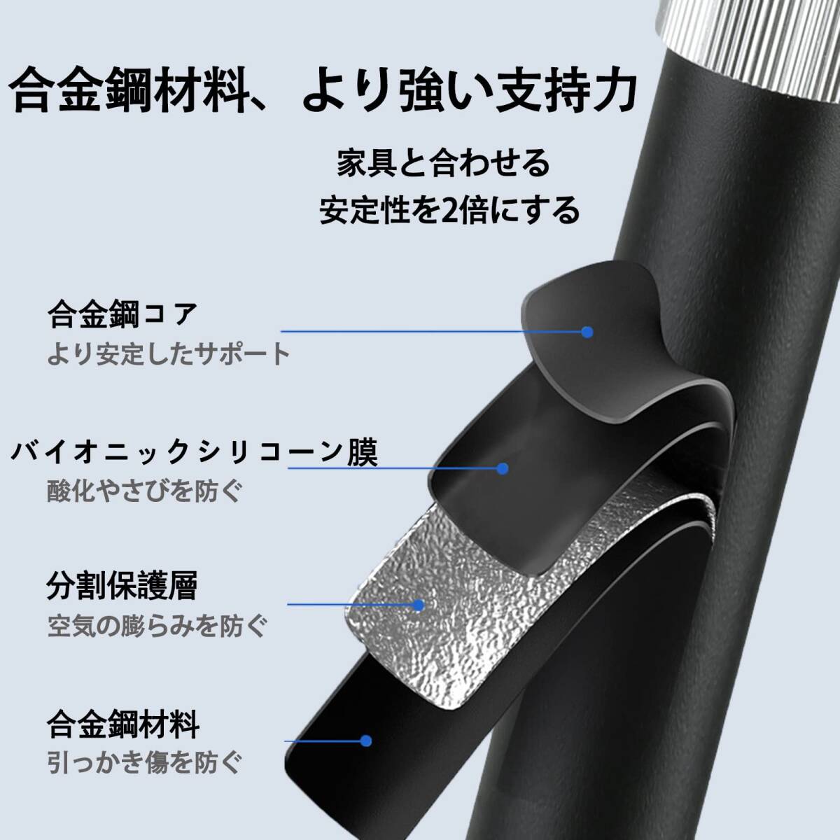 フレキシブルプロジェクタースタンド: 安定・調整可能・多機能 フレキシブルプロジェクタースタンド: 安定・調整可能・多機能