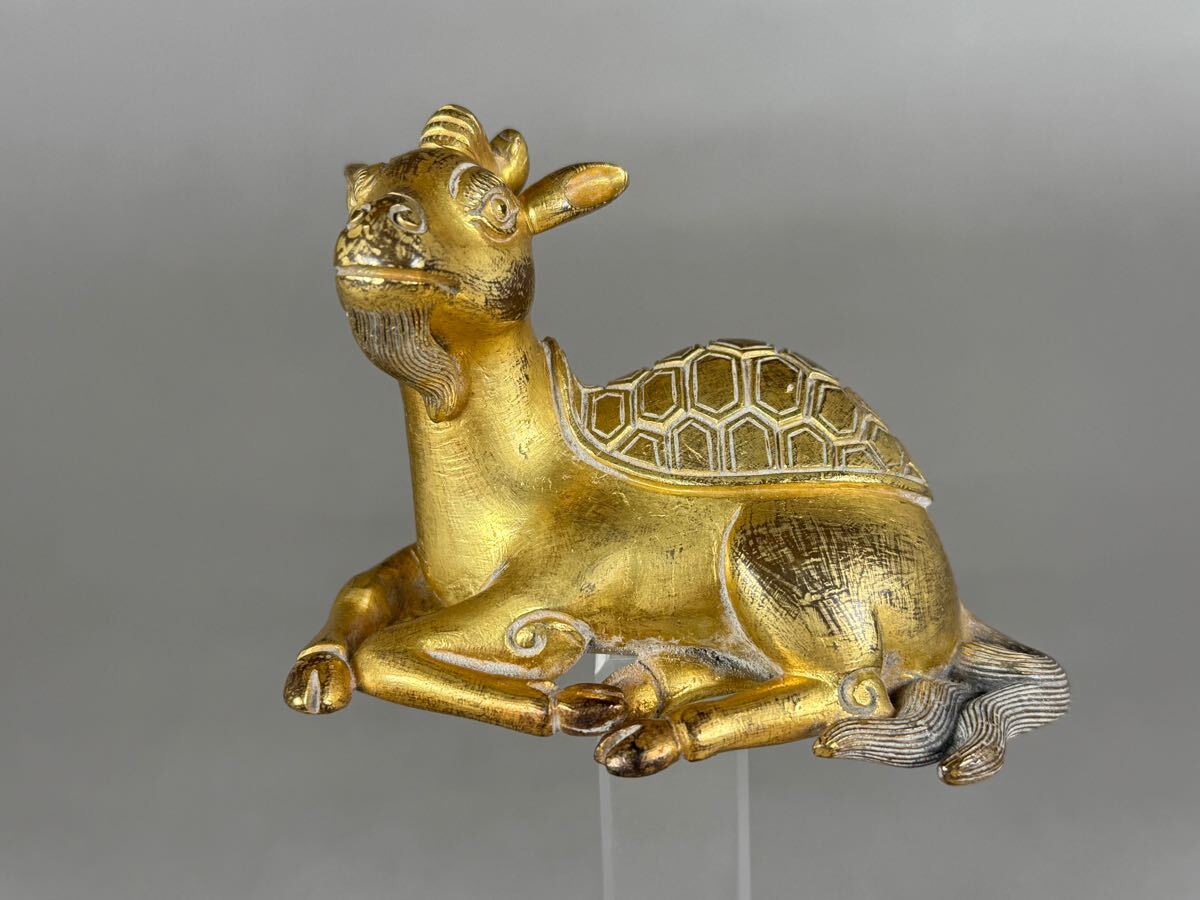 銅器 子玉そろばん 書道具 文房具 工芸品 美術品 置物 清時代塗金銅製鹿 銅器 置物 文鎮 文房具 書道具 縁起物 中国古