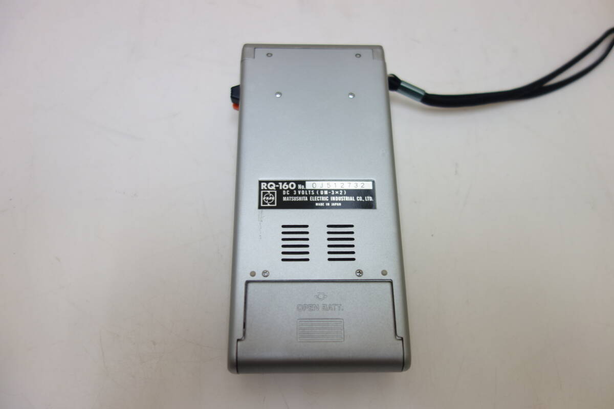★☆美品　National ナショナル　マイクロレコーダー RQ-160 元箱あり　通電OK　 ジャンク　テープ付き☆★_画像7