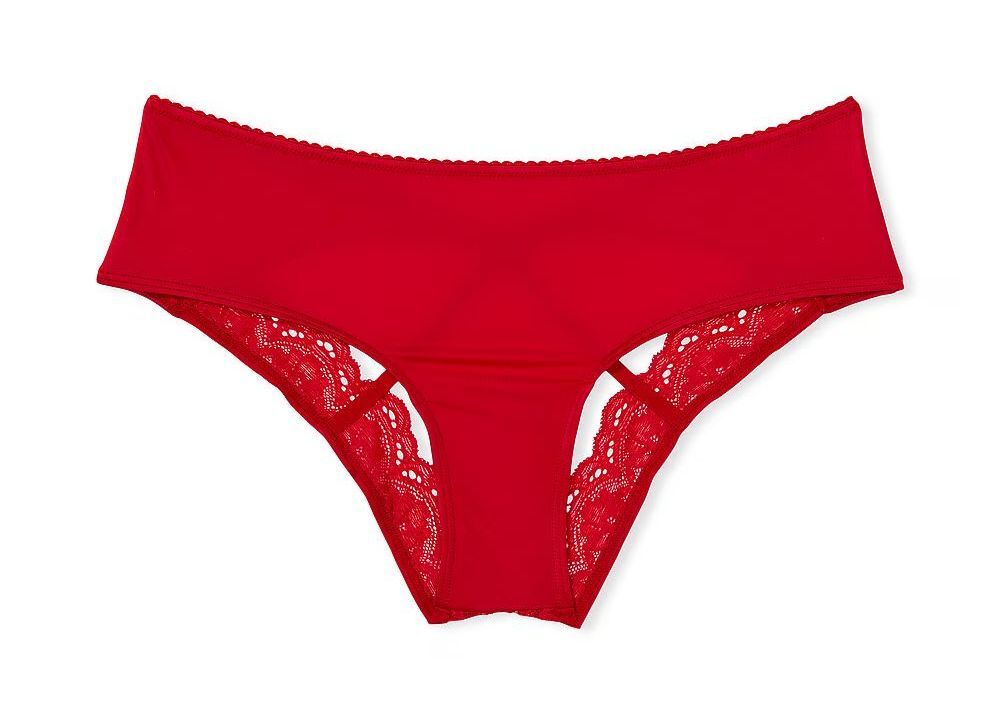 Victoria's Secret ヴィクトリア シークレット オープンバック チーキー パンティー ショーツ Lipstick 紅 未開封品 送料無料_画像5