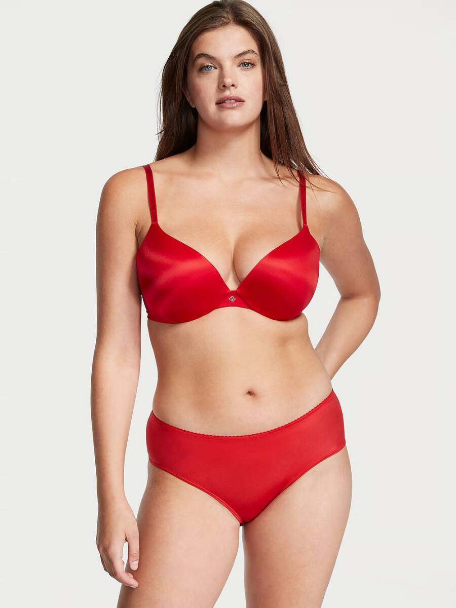 Victoria's Secret ヴィクトリア シークレット オープンバック チーキー パンティー ショーツ Lipstick 紅 未開封品 送料無料_画像4