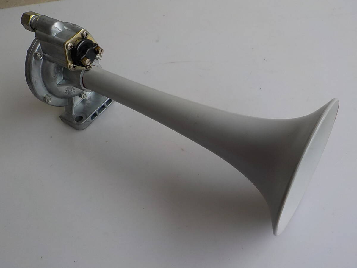  старый машина HELLA Hella 12V воздушный звуковой сигнал не использовался товар retro авто аксессуары 