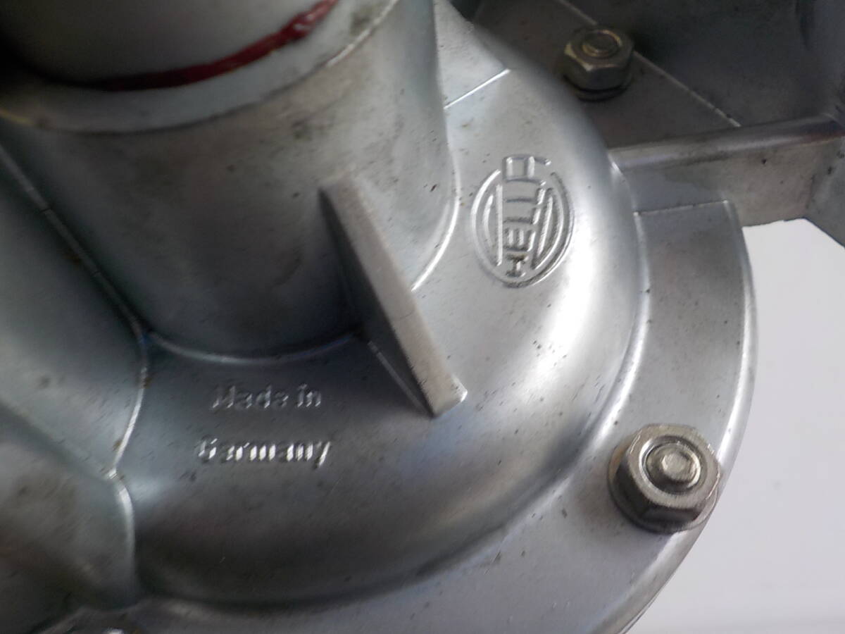  старый машина HELLA Hella 12V воздушный звуковой сигнал не использовался товар retro авто аксессуары 