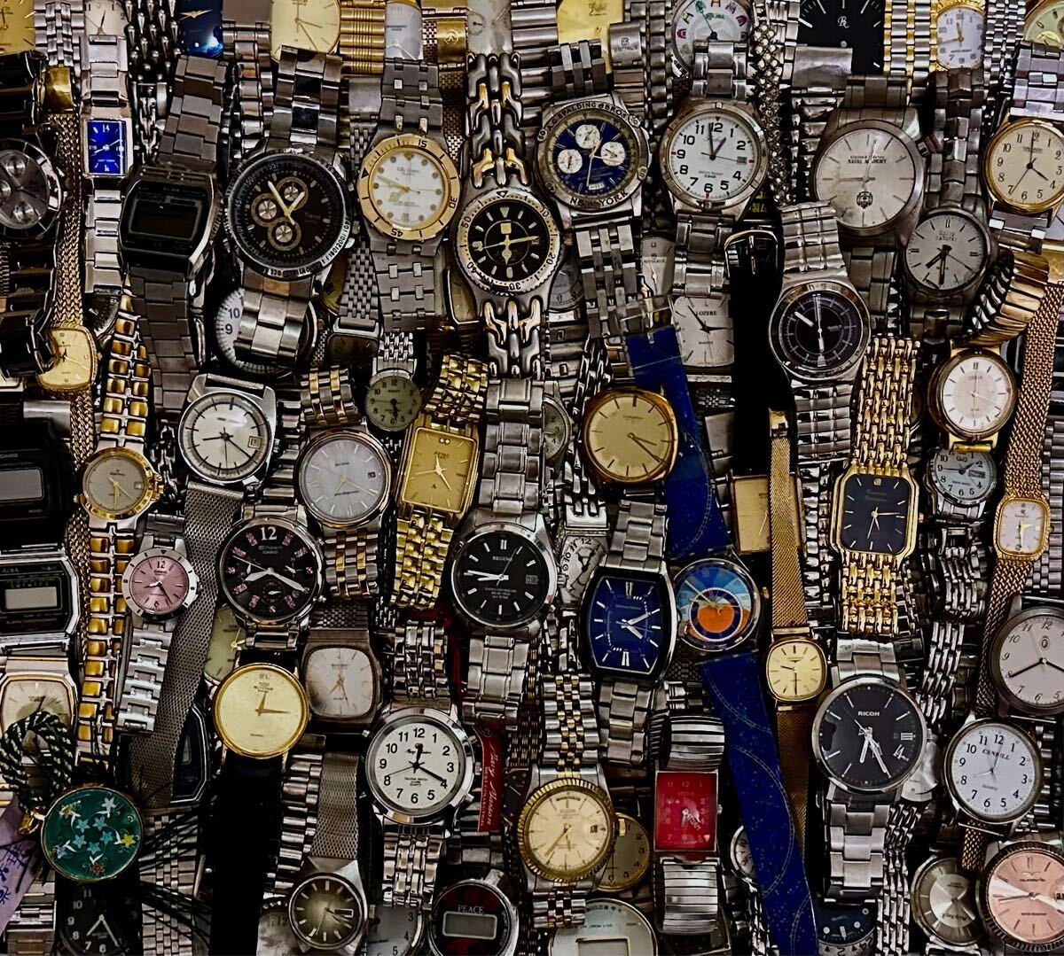SEIKO、CITIZENなど腕時計ジャンク まとめ売り 約300点 セイコー・シチズン・カシオ 海外ブランド他 SEIKO