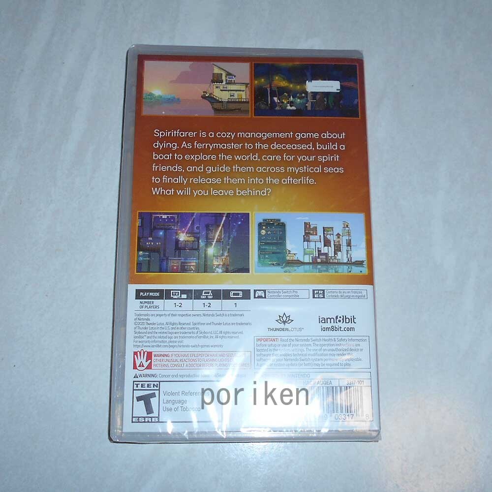 ◆Switch Spiritfarer スピリットフェアラー 海外版 国内版本体対応 新品/検:Spirit farer_画像2