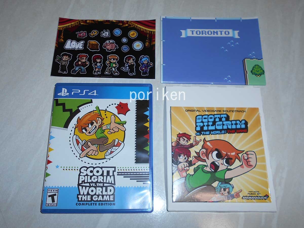 ◆PS4 SCOTT PILGRIM VS. THE WORLD: THE GAME CLASSIC EDITION 海外版 国内版本体対応 中古/検:スコット ピルグリム 限定版 Limited Run_画像2