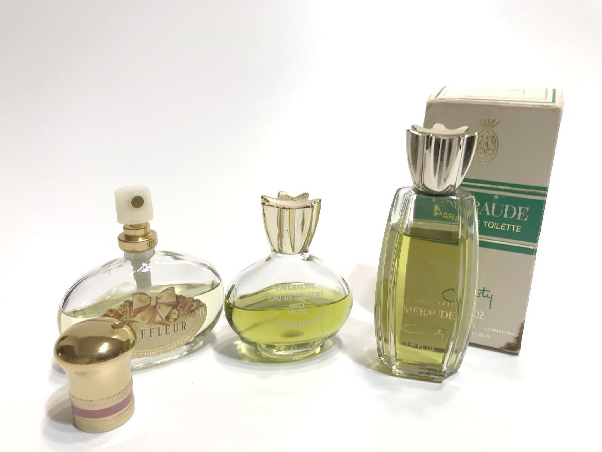 ■【YS-1M】 香水 ■ コティ Coty ■ レ フレール コロン 37.5ml エメロード EDC 30ml PDT 37.5ml ■ 3点セット まとめ 【同梱可能商品】D_画像2