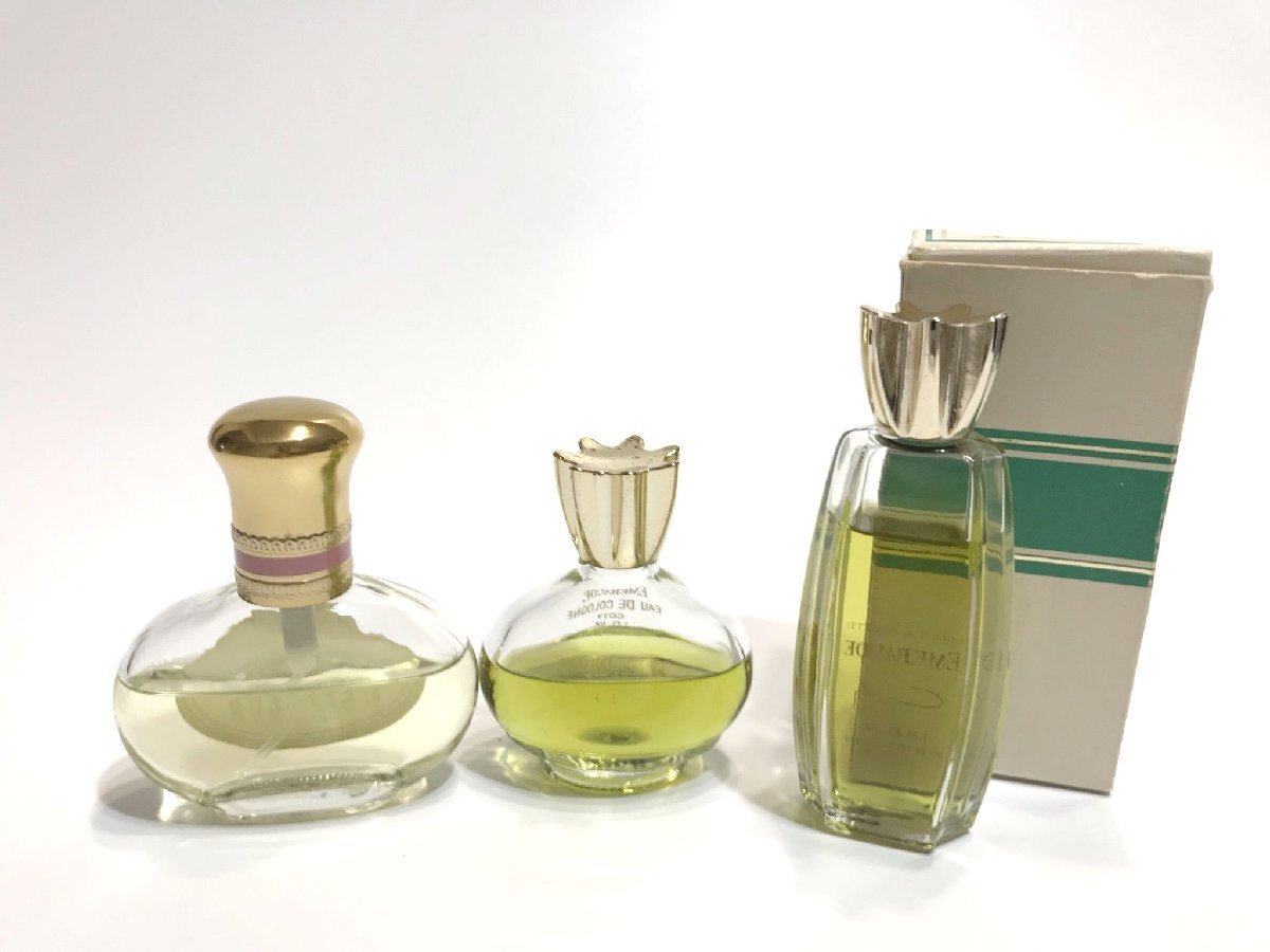 ■【YS-1M】 香水 ■ コティ Coty ■ レ フレール コロン 37.5ml エメロード EDC 30ml PDT 37.5ml ■ 3点セット まとめ 【同梱可能商品】D_画像3