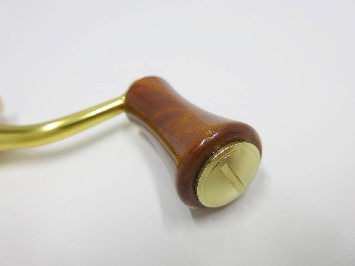 シマノ 14ステラ C2000HGS ハンドル ウッドノブ ／管理AU4473／61