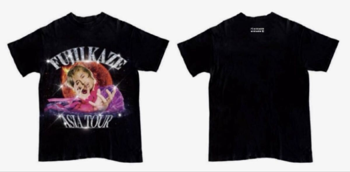 新品未開封 藤井風 アジアツアーtシャツ XLサイズ 新品未着用 藤井風 アジアツアー ソウル公演 ピンク風Tシャツ XL