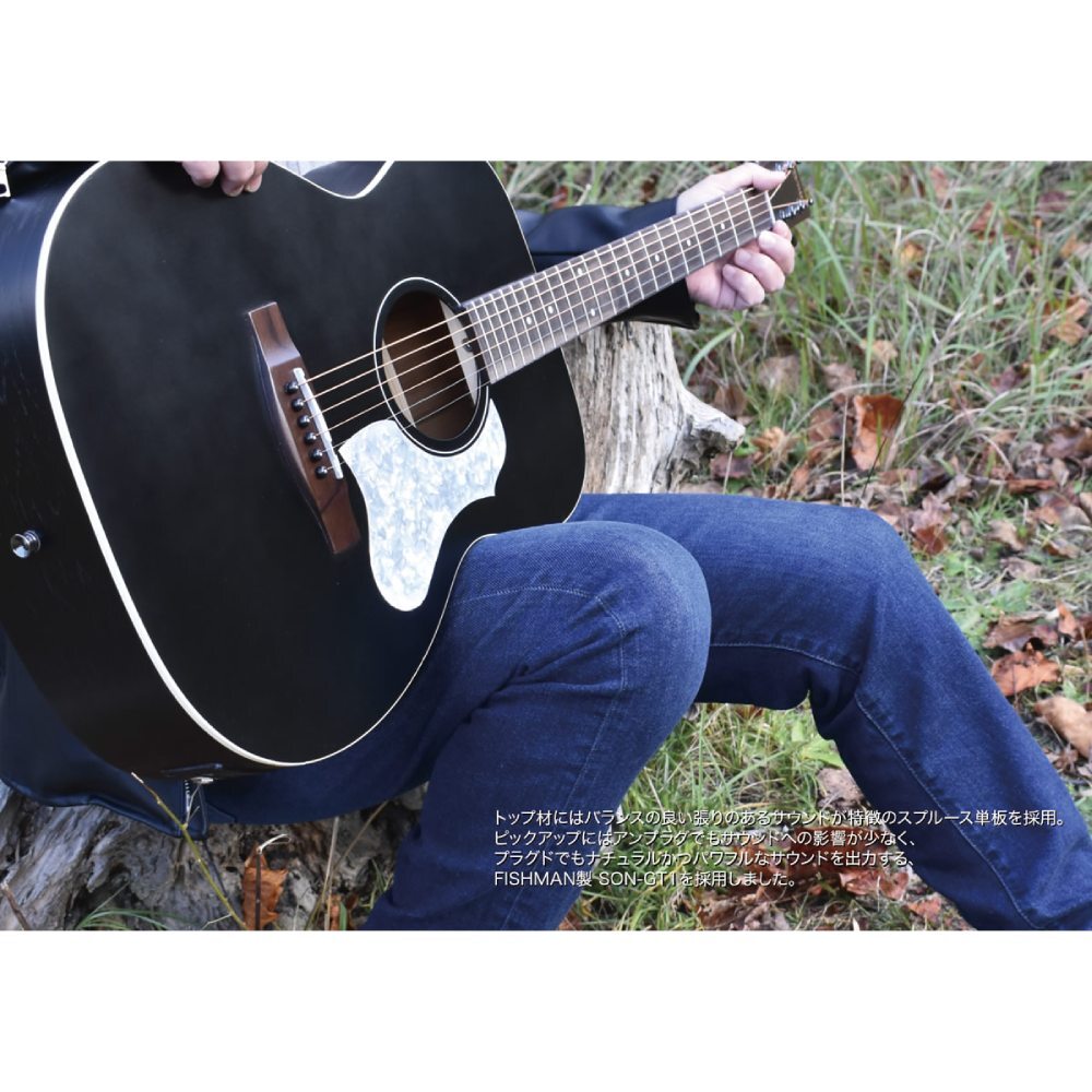 S.Yairi Primera серии YEF-01 DBL OM TYPE электроакустическая гитара FISHMAN pick up установка (S. Yairi )