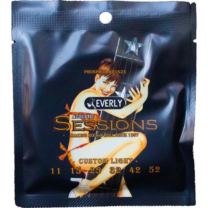 Everly 7211 Acoustic Sessions アコースティックギター弦 11-52〈エバリーストリングス〉_画像1