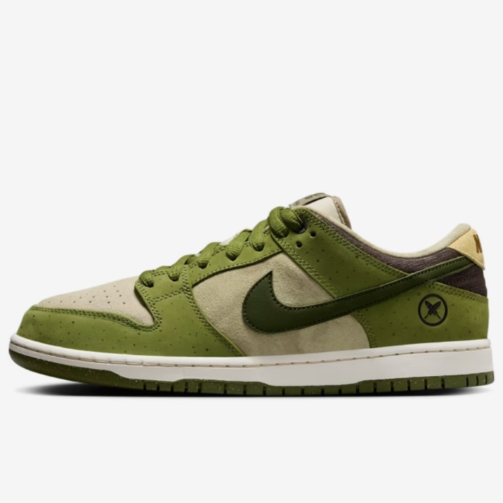 YUTO HORIGOME × SB DUNK LOW "MATCHA" HF8022-300 (アスパラガス/リージョングリーン/ライトカーキ/ダークロデン/セサミ/バーントシェンナ)