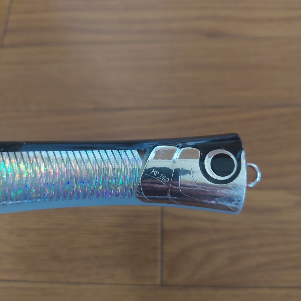 ムシャポップ240 ブラックRHホロ 魚じゃらし工房 H39 ムシャポップ240 ブラックRHホロ 魚じゃらし工房 H39