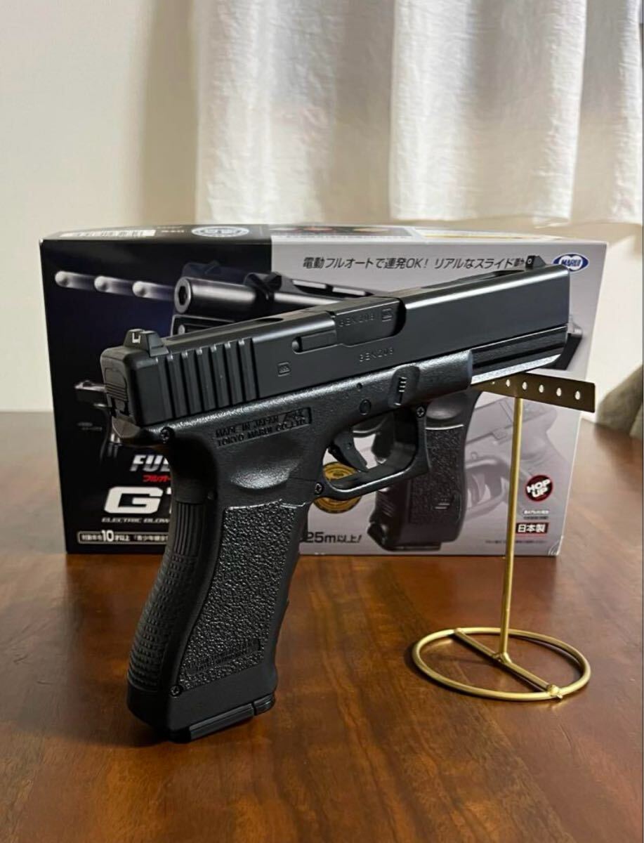 美品 東京マルイ カスタム品 グロック18C 金属ピニオン 墨入れ サバゲー 美品 東京マルイ カスタム品 グロック18C 金属ピニオン 墨入れ