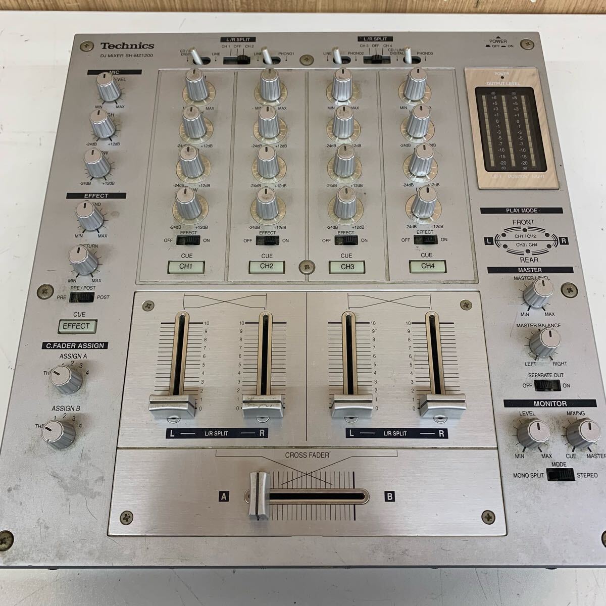 Technics DJミキサー C-2】 Technics SH-MZ1200 DJミキサー テクニクス 通電確認済み