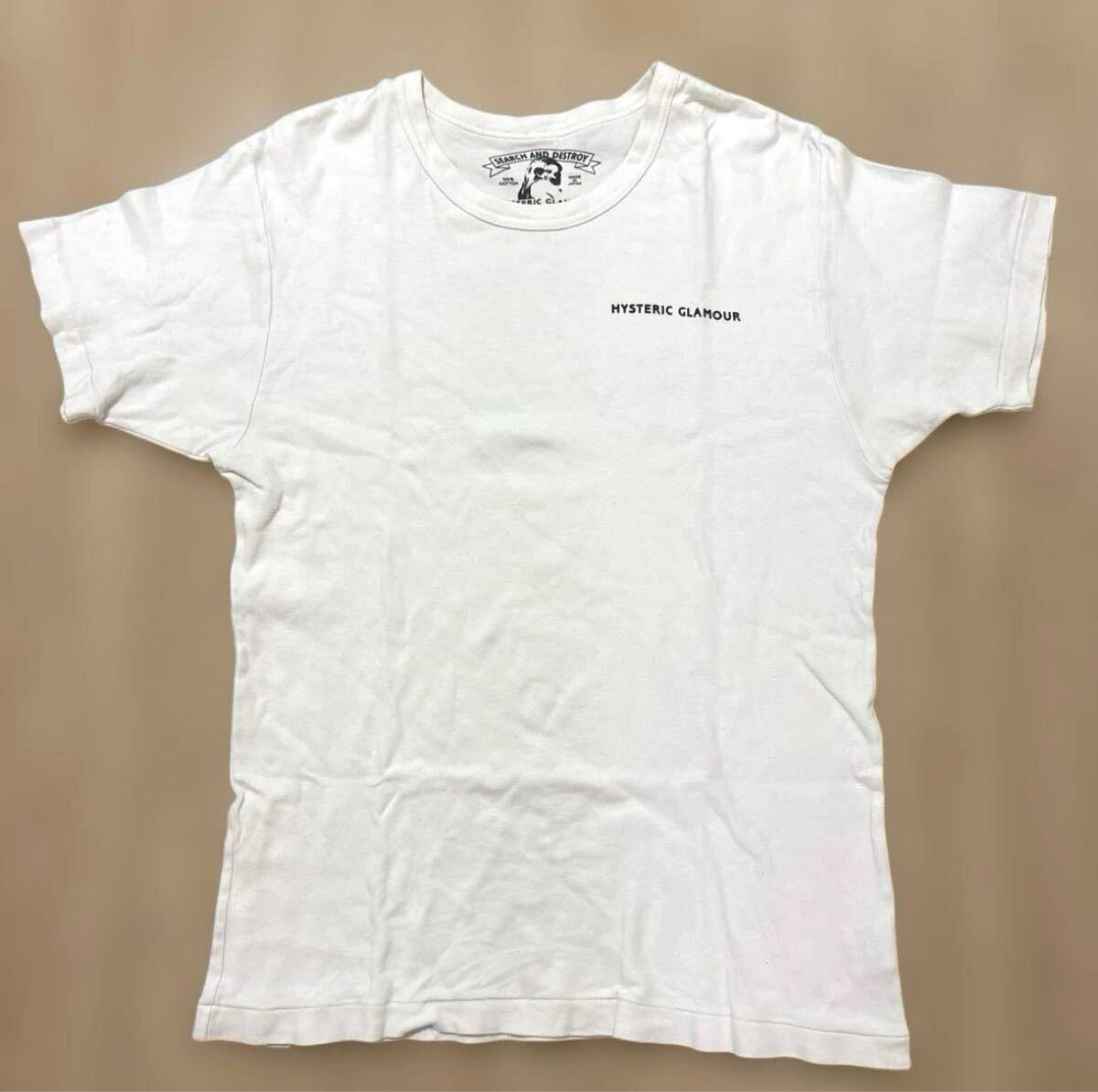 ヒステリックグラマー レア白Tシャツ 1円スタート☆ レア ヒステリックグラマー 半袖 Tシャツ 完売
