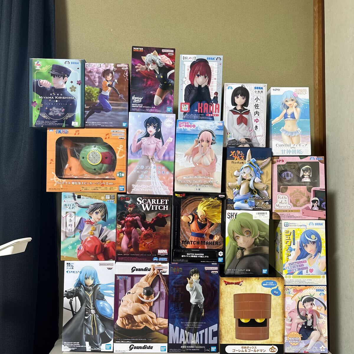 プライズフィギュア 21体まとめ売り 美少女 ドラゴンボール 呪術廻戦 ハンター プライズ フィギュア 大量 まとめ 美少女フィギュア