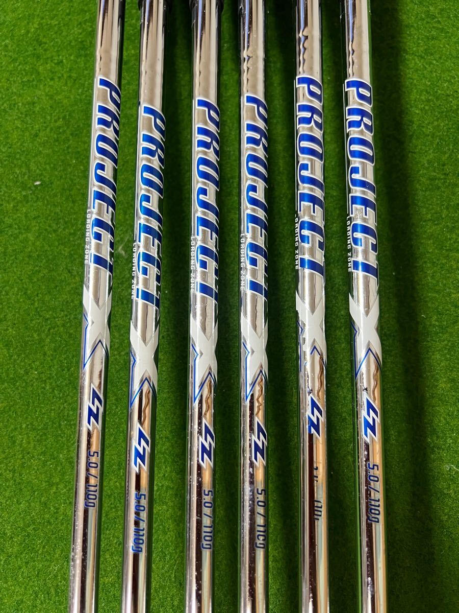 ホンマ　本間　BERES ベレス NX アイアン　セット　6-11 プロジェクトX project X 5.0 110g 純正特注シャフト　超希少　美品