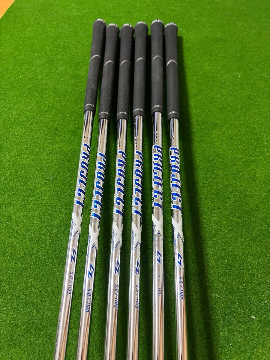 ホンマ　本間　BERES ベレス NX アイアン　セット　6-11 プロジェクトX project X 5.0 110g 純正特注シャフト　超希少　美品