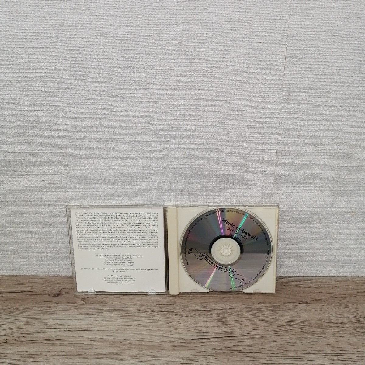 【輸入盤】 Music of Hawaii/ジャックディメロ/動作品 CD◆B074-39_画像4