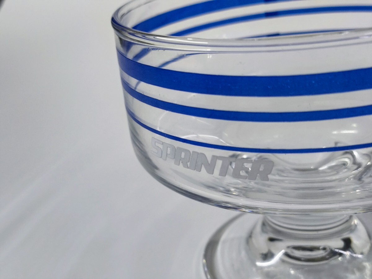 ※非売品【トヨタ/Toyota?新型スプリンター発売記念「アイスグラス/氷グラス」1セット（2個(gè)入）昭和レトロ】※説明欄必読