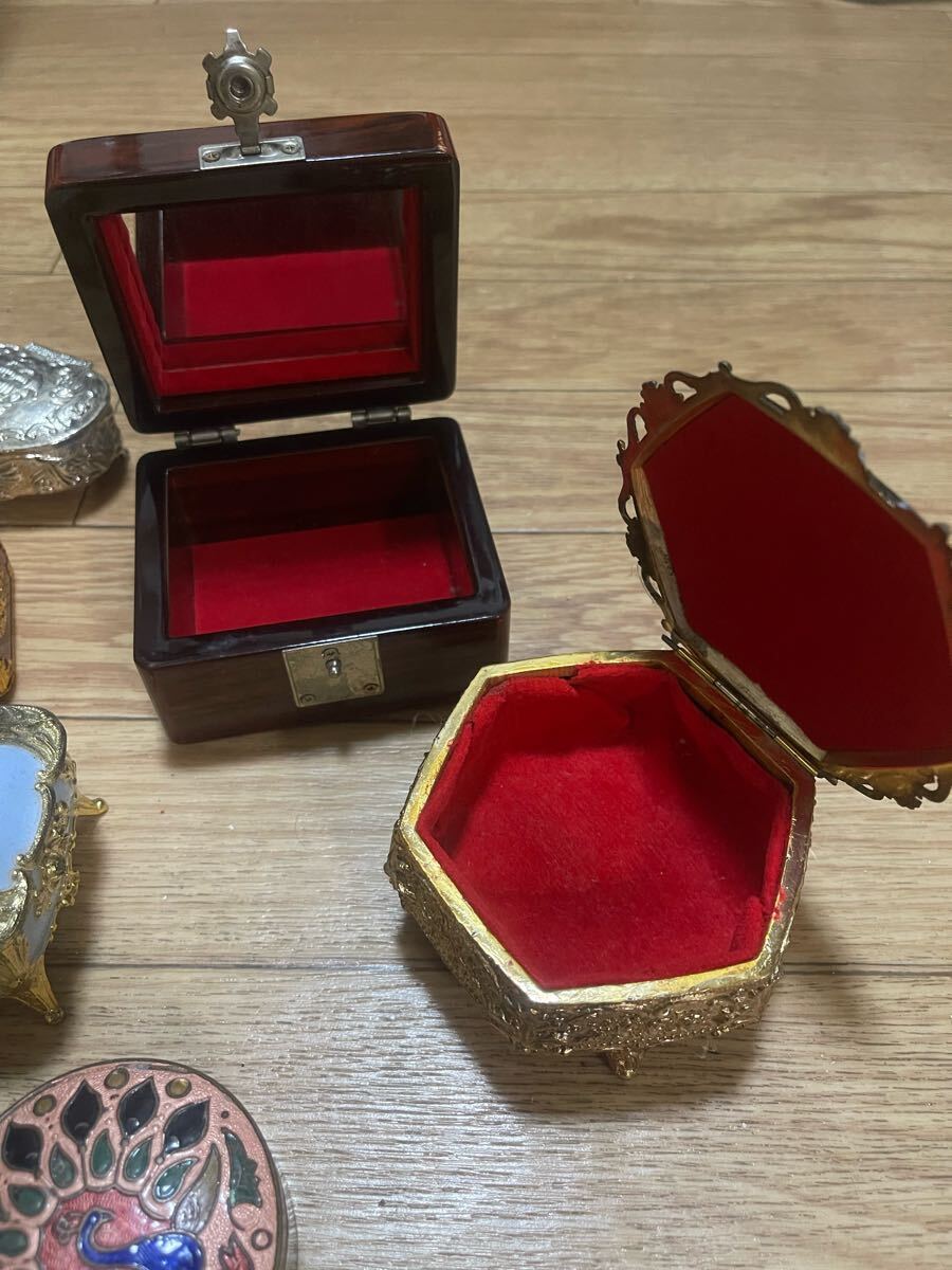 箱型オルゴール アクセサリーボックス 和装小物_画像3