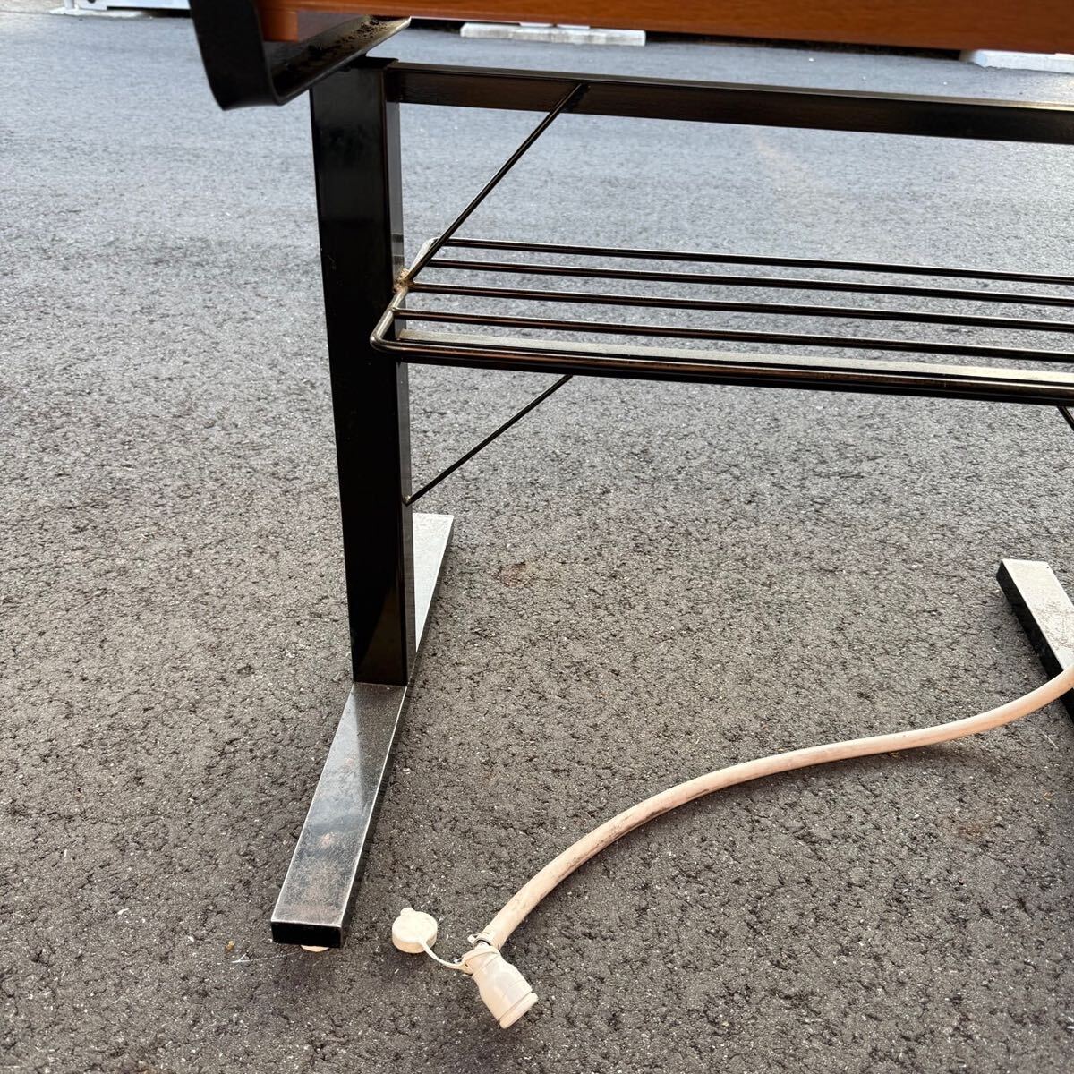 ☆お好み焼き テーブル☆鉄板付き 都市ガス 4人がけ もんじゃ 台