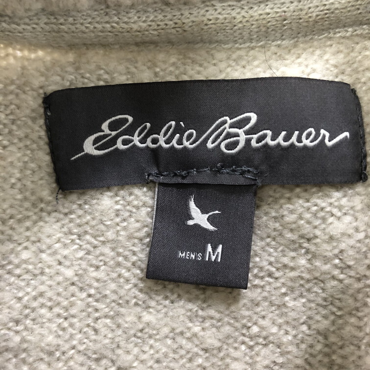 2503F-265 メンズ EDDIE BAUER エディーバウアー ベージュ ニットセーター M 【送料一律！800円】_画像2