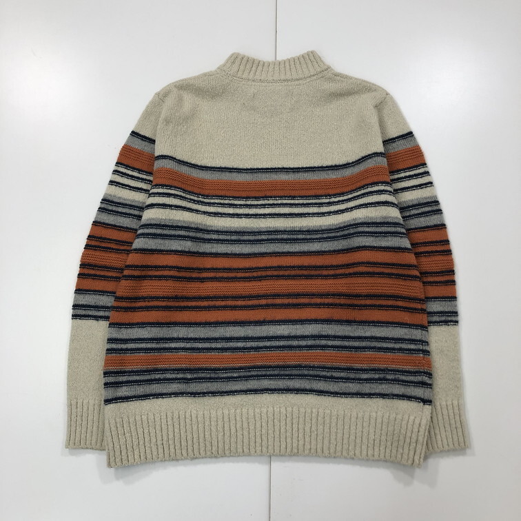 2503F-265 メンズ EDDIE BAUER エディーバウアー ベージュ ニットセーター M 【送料一律！800円】_画像4