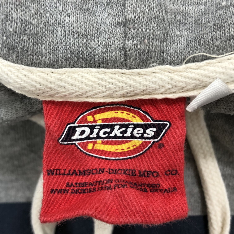 2504F-245 メンズ Dickies ディッキーズ グレー パーカー L 【送料一律！800円】_画像2