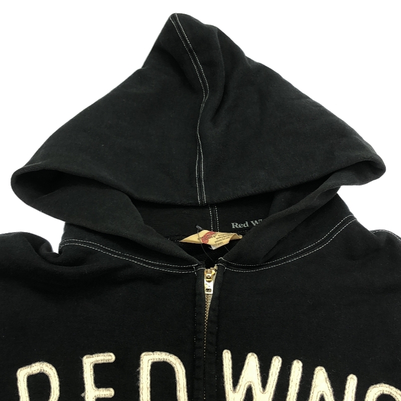 【中古】REDWING フルジップアップロゴパーカー サイズL 黒[240091379462]_画像5