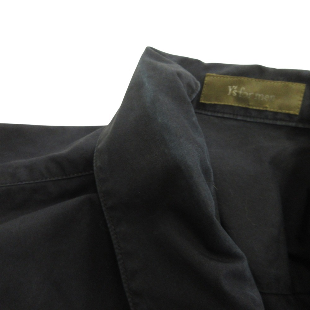 Y's for men ワイズフォーメン ヨウジヤマモト 90's 00's シャツ ジャケット ブルゾン ジップアップ ヴィンテージ ネイビー_画像7