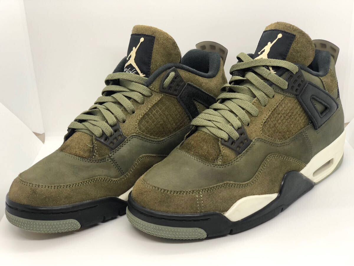 AIR JORDAN 4 CRAFT "OLIVE" FB9927-200 (ミディアムオリーブ/ペールバニラ/カーキ/ブラック/セイル)