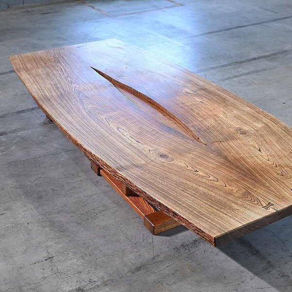 Yahoo!オークション - 岩手岩泉 純木家具 ダイニングテーブル