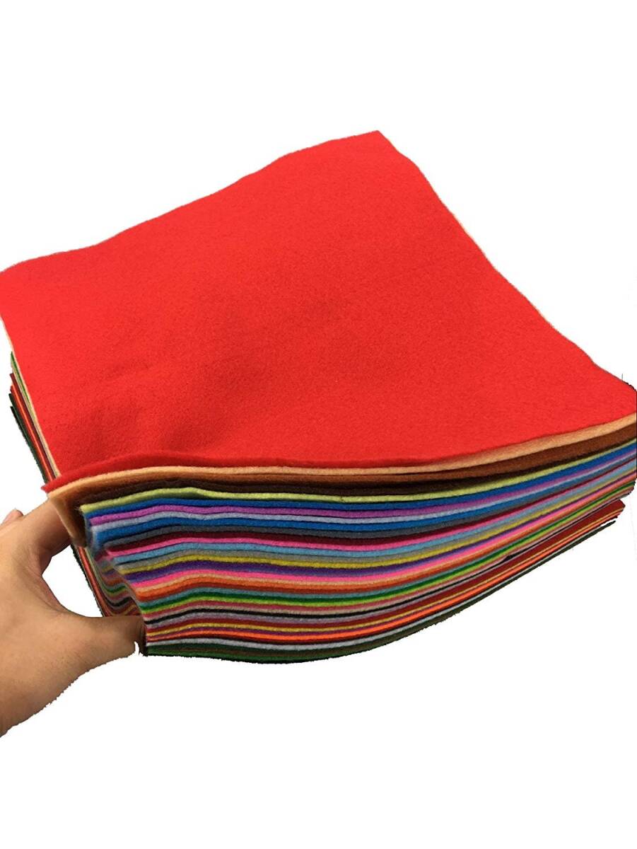 1.5mm厚さ 柔らかいタイプ (30cm 生地 DIY手芸用 x フェルト 40枚 30cm) カラフル_画像5