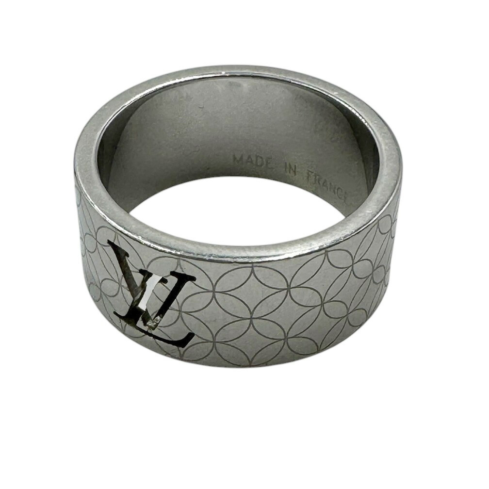 ルイ ヴィトン 指輪 LOUIS VUITTON ビトン LV M65457 アクセサリー バーグ シャンゼリゼ リング Lサイズ 21号 シルバー メンズ_画像3