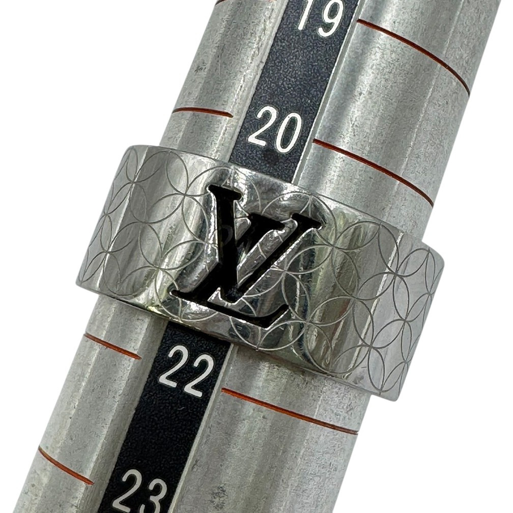 ルイ ヴィトン 指輪 LOUIS VUITTON ビトン LV M65457 アクセサリー バーグ シャンゼリゼ リング Lサイズ 21号 シルバー メンズ_画像5