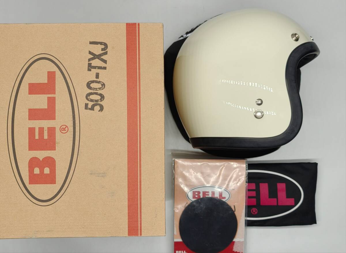 BELL 500-TXJ アイボリーS ジェットヘルメット BELL 500-TXJ ヘルメット XS アイボリー BELL ベル 500-TXJ
