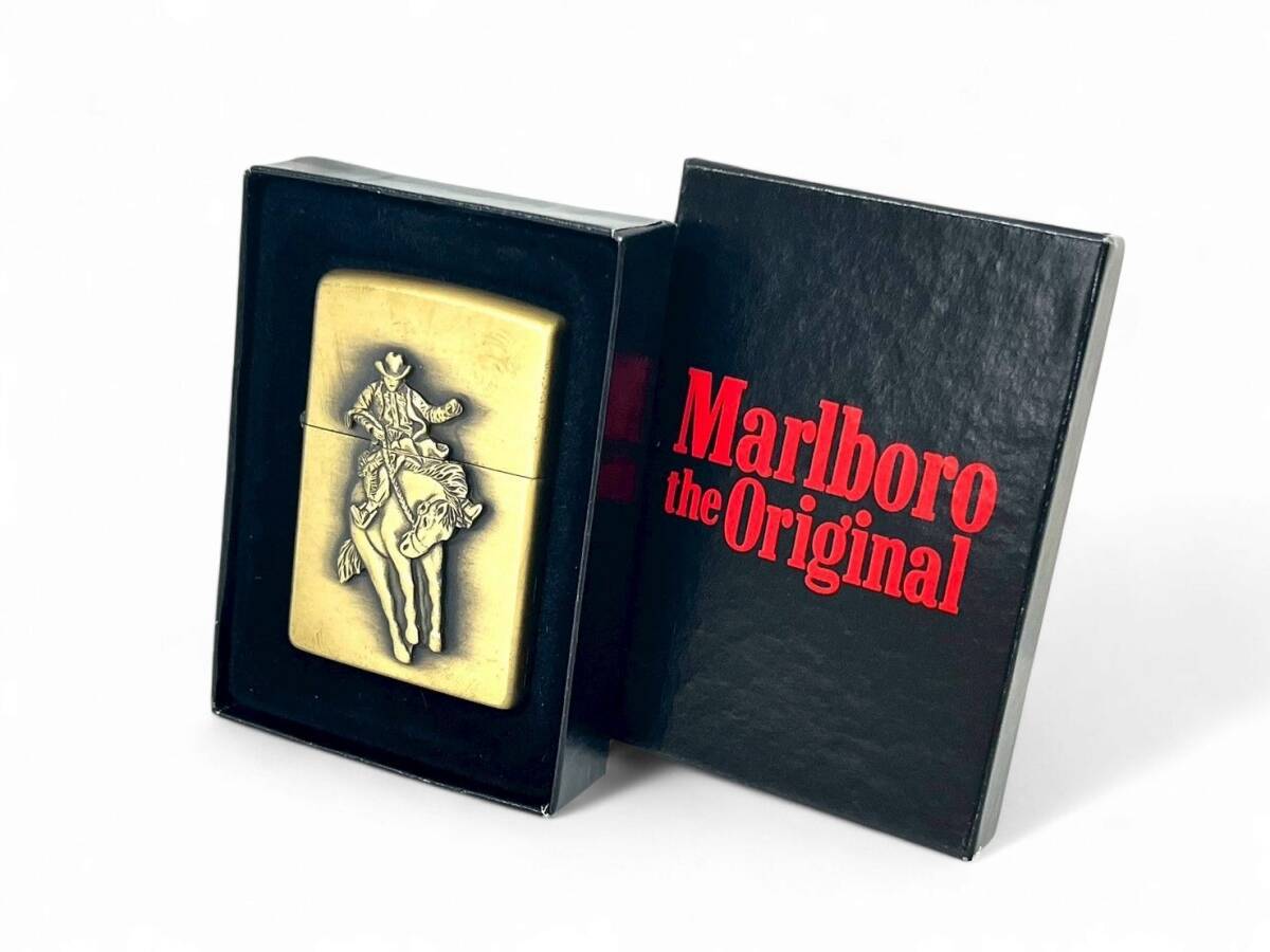 Marlboro マルボロ ジッポ カウボーイ ロデオ 7E3/9☆未使用☆ ZIPPO/ジッポ Marlboro/マルボロ カウボーイ