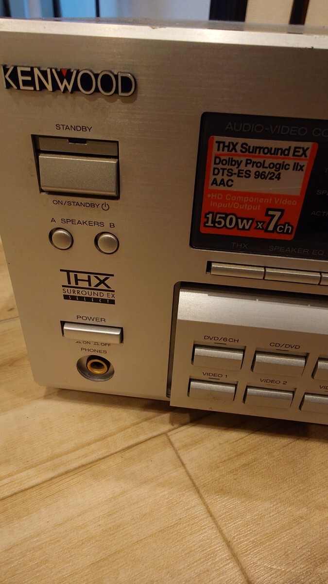 【ジャンク品】ケンウッド（KENWOOD）KFR−X9080Dコントロールアンプ_画像4