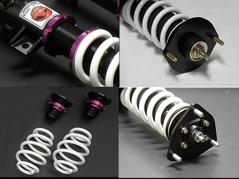 ファイナルコネクション STEALTH BLACK TWIN車高調 プリウス ZVW30