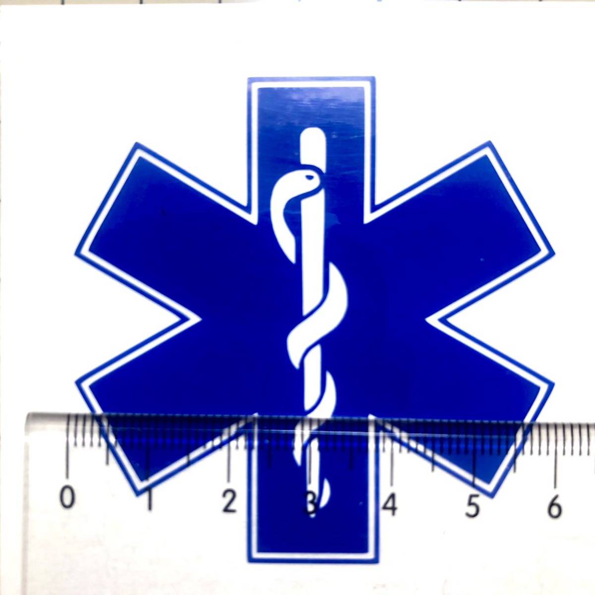 ステッカー　スターオブライフ　star of life 6cm