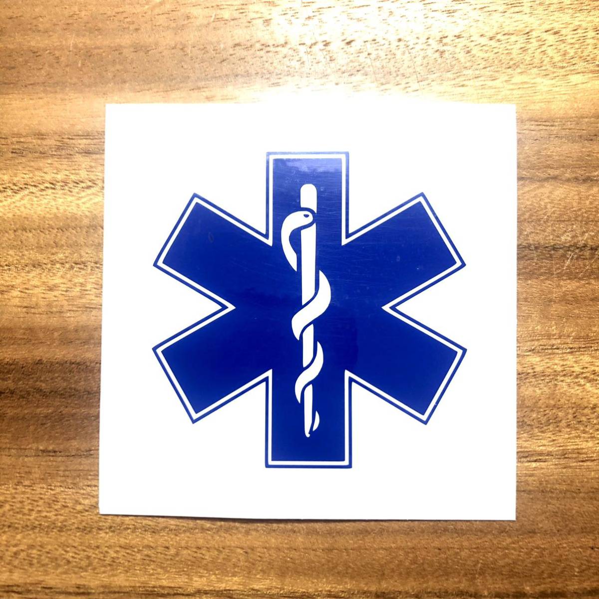 ステッカー　スターオブライフ　star of life 6cm