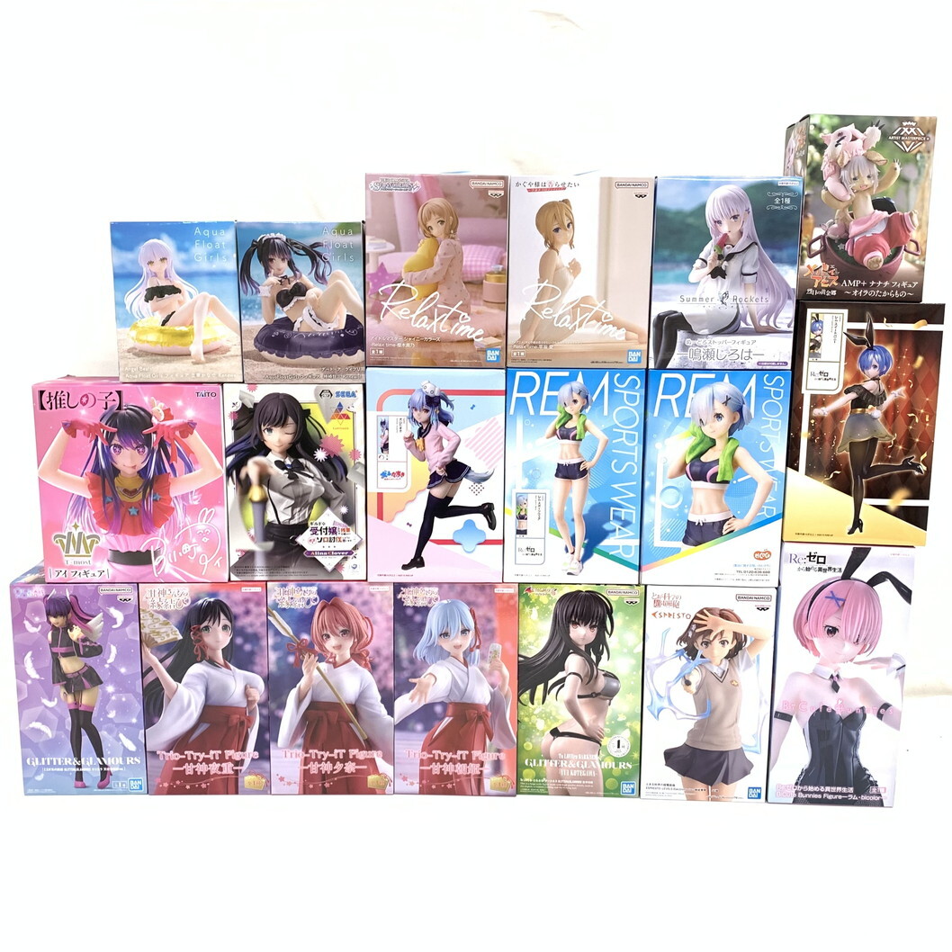 美少女 フィギュア まとめ売り 40点 甘神さん 五等分の花嫁 リゼロ FUR【中古未開封】美少女プライズフィギュア リゼロ/甘神さん