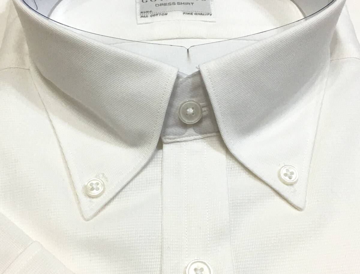 gotairiku. большой суша PREMIUMPLEATS короткий рукав кнопка down рубашка хлопок 100% 43 LL Onward обычная цена 14.300 иен 