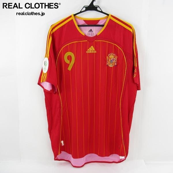 adidas スペイン代表 フェルナンドトーレス ユニホーム 4XL ☆adidas/アディダス スペイン代表 06/07 フェルナンド