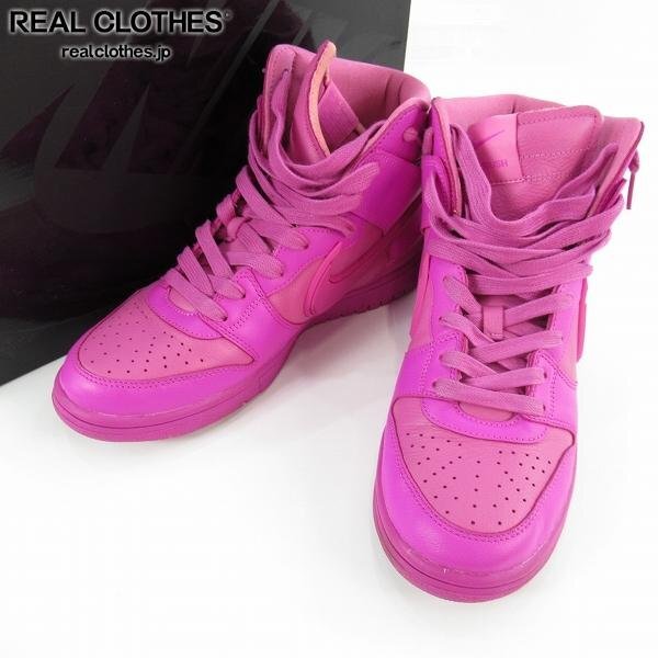 AMBUSH × DUNK HIGH "COSMIC FUCHSIA" CU7544-600 (アクティブフューシャ/リーサルピンク)